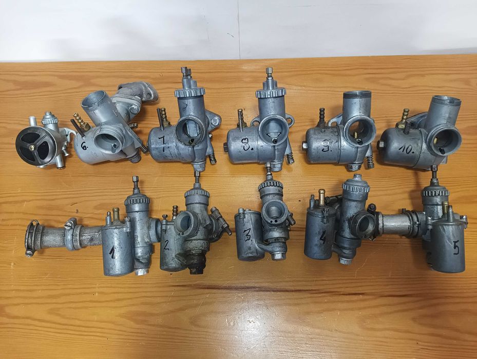 WSK - SHL - Romet - Motorynka - gaźniki - Pegaz GM26U - ZMB - 11 sztuk