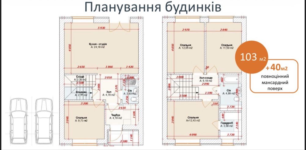 Дуплекс у Ірпені 103+40 м² | Газ | Центральні комунікації | Власний двір