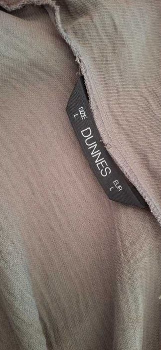 Lekka narzutka / katana w kolorze khaki z wiązaniem w pasie  Dunnes  L