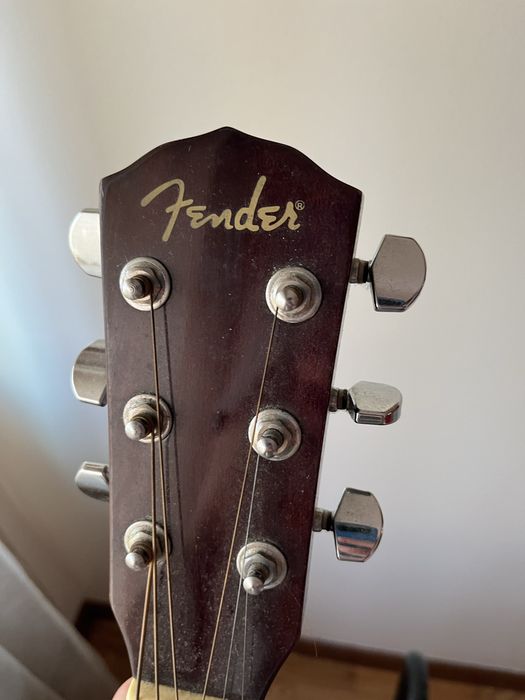 Guitarra Electroacústica Fender DG-5 SBST + Suporte