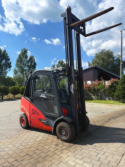 wózek widłowy LINDE H20T/600 EVO LPG kabina klima 2017r pompowane koła