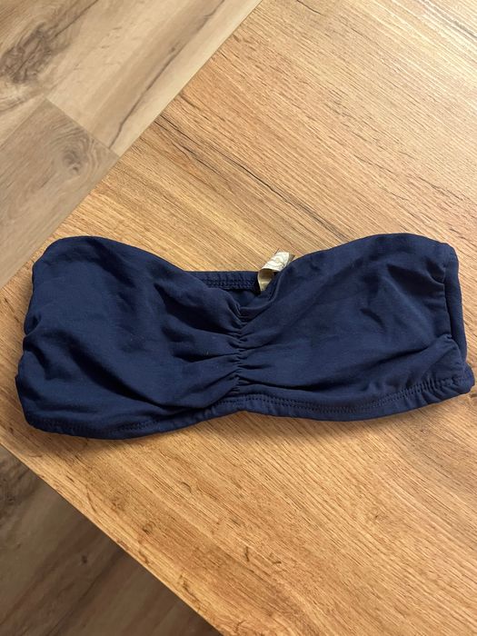 Biustonosz opaska bandeau granatowa Stradivarius. Rozm. S. Nowy
