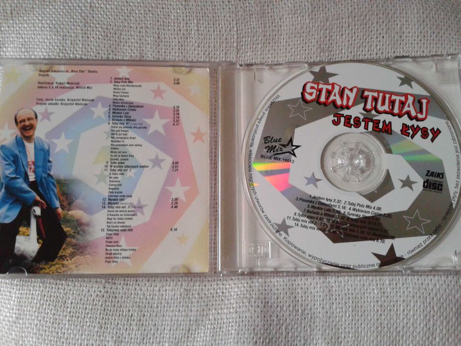 Stan Tutaj – Jestem Łys  CD