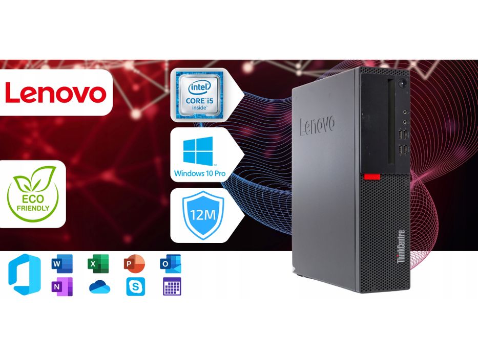 komputer stacjonarny lenovo thinkcentre m910s i5 16gb 512ssd win10 pro