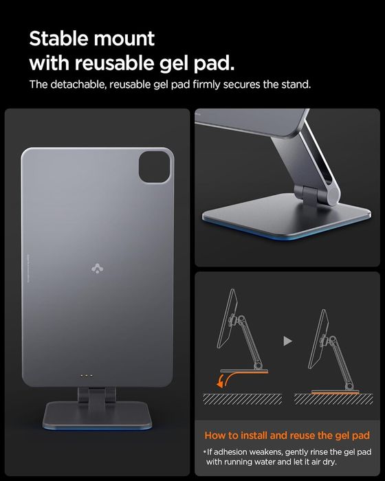 Магнітна бездротова зарядна підставка Spigen для IPad Mag Fit