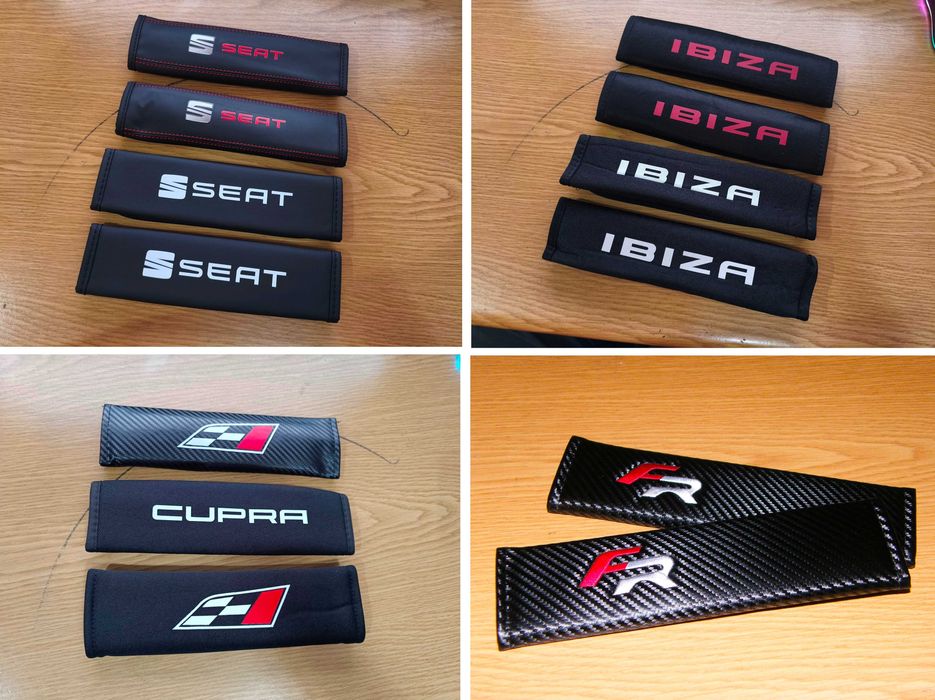 Almofadas cinto | BMW, MERCEDES, AUDI, VOLVO, SEAT, OPEL, MINI, Outras