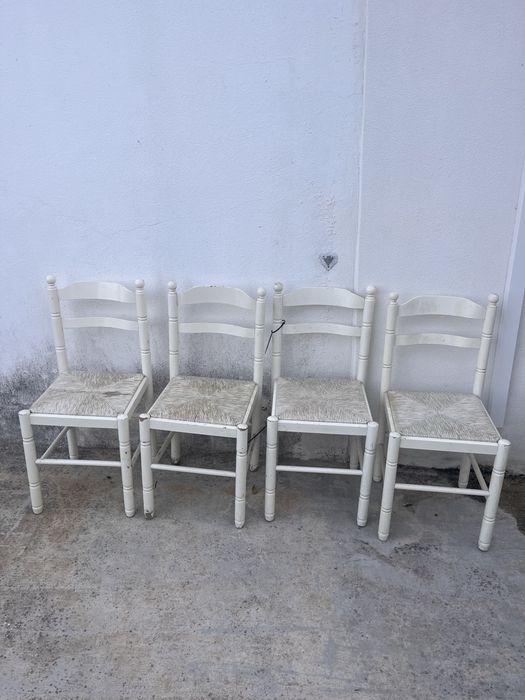 4 cadeiras madeira