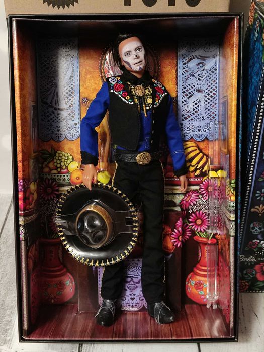 Lalka kolekcjonerska Barbie Ken Dia De Muertos Mattel