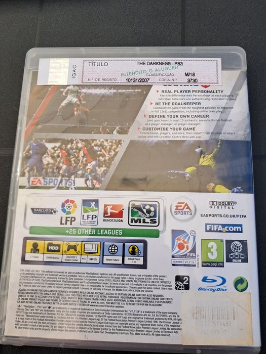 Jogo PS3 FIFA 11 Usado