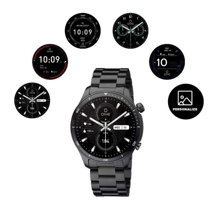 Relógio Smartwatch ONE - Pulseira Metálica (novo e selado)