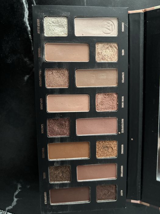 Paleta cieni nude błysk w7