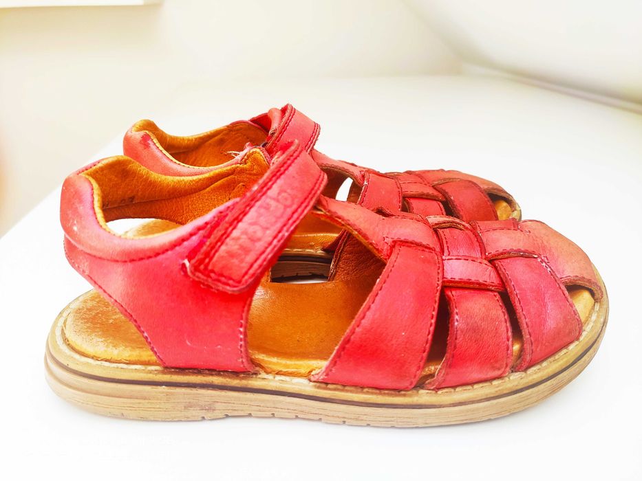 Sandały dziewczęce skórzane FRODO, rozmiar 31