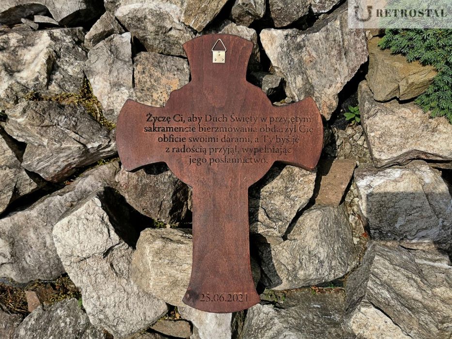 Płaskorzeźba Jezus ukrzyżowany prezent 50 cm