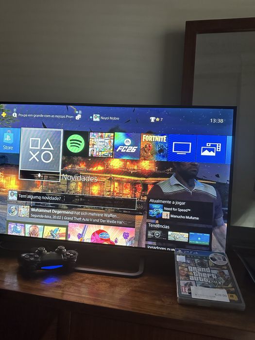 PS4 Slim 500GB +GTA V + Garantia CeX