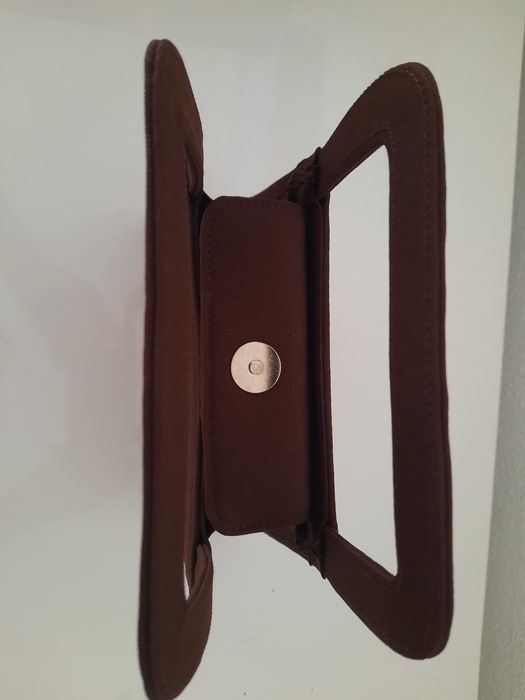 Mala de mão castanha nova