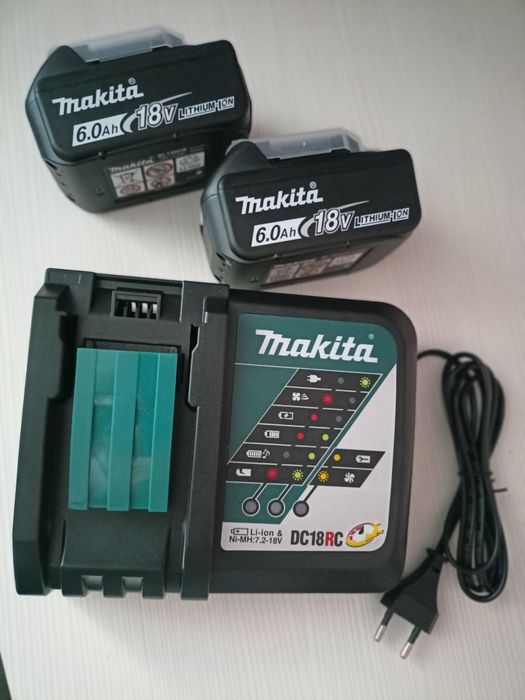 Акумулятор Makita, аккумулятор макита BL1860B 18V.6Ah. вага:540 гр.