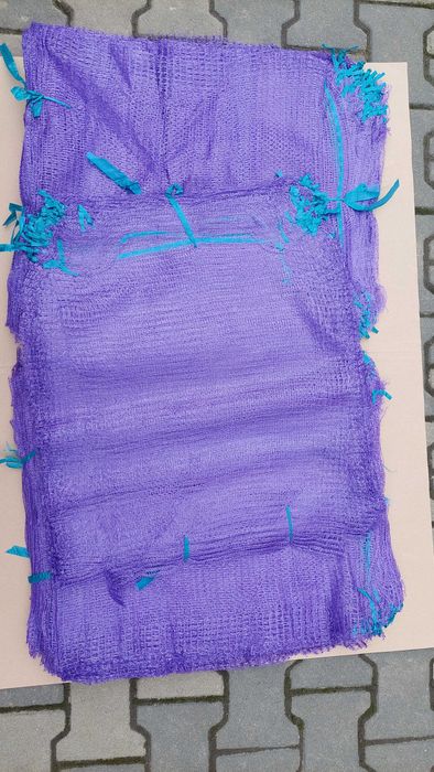 Worki raszlowe fioletowe 15 kg 100 sztuk 42x60