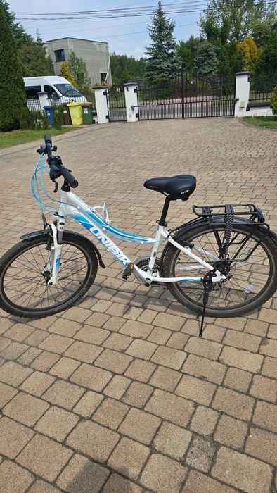 Rower UNIBIKE biało-niebieski