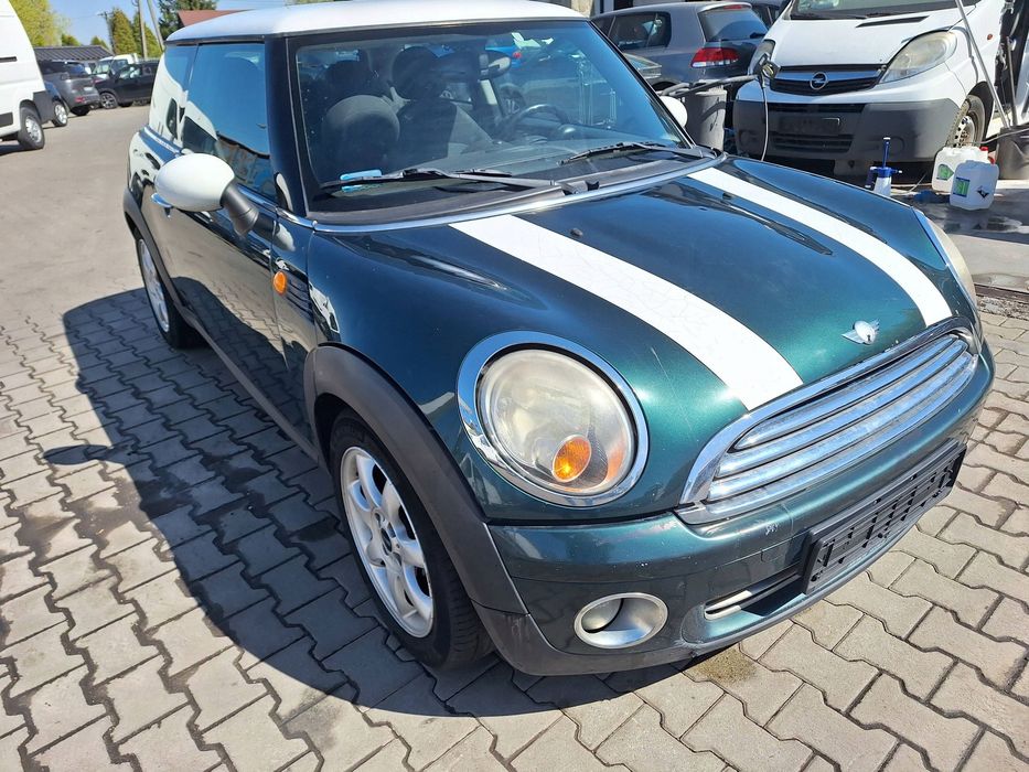 mini one cooper r56 r55 clubman zderzak przód maska lampa błotnik a67 06-10