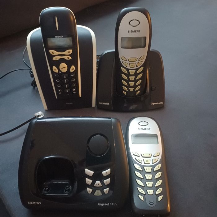 3 telefony stacjonarne. Siemens 2szt. Doro 1szt.