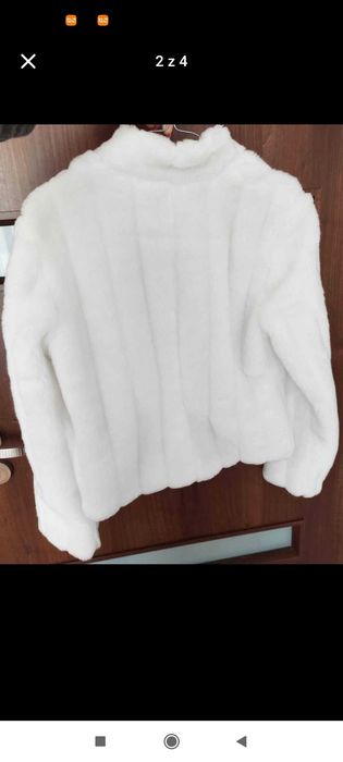 Kurteczka futerko ślubne rozmiar 36