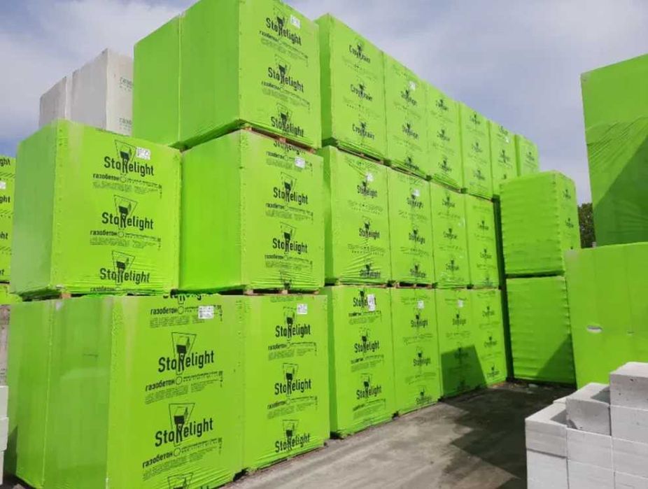 Газоблоки, газобетон Стоунлайт