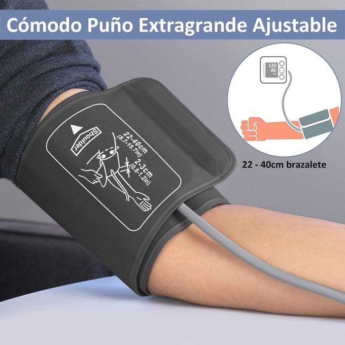 (NOVO) Tensiómetro de braço, máquina de pressão arterial de braço