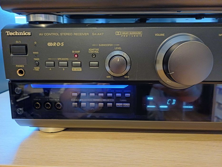 Amplituner Technics SA-AX7 + oryginalny pilot