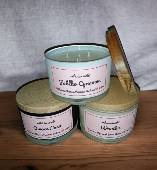 Świeca sojowa 400ml