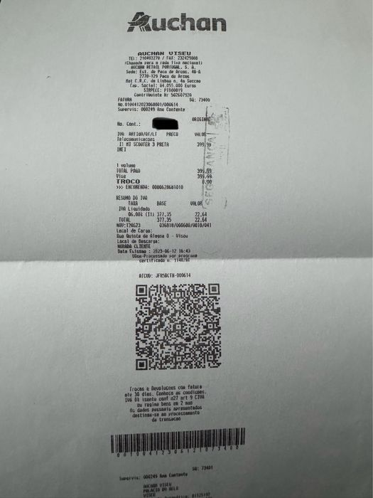 Mi scooter 3 - a funcionar