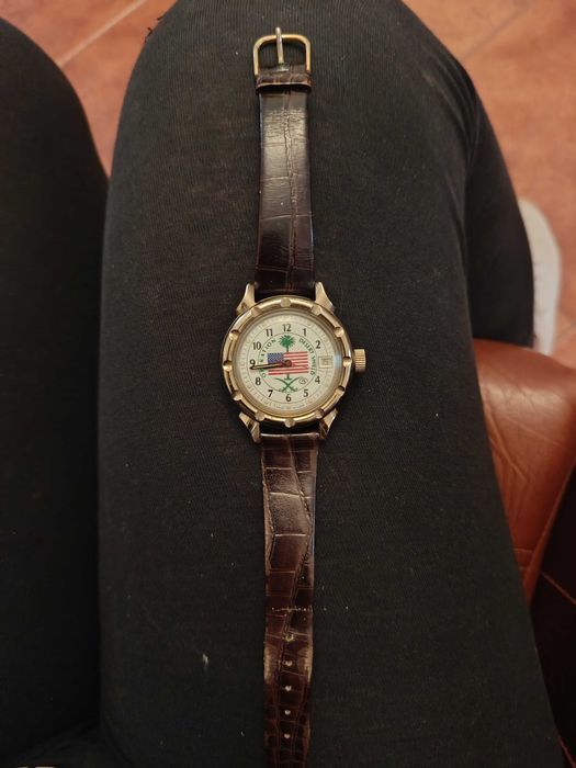 Relógio vintage Vostok Komandirskie "Operation Desert Shield"