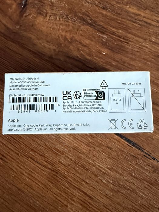 Apple Airpods 4 nowe oryginalne opakowanie