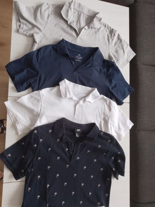 Koszulki chłopięce polo 170 S H&M