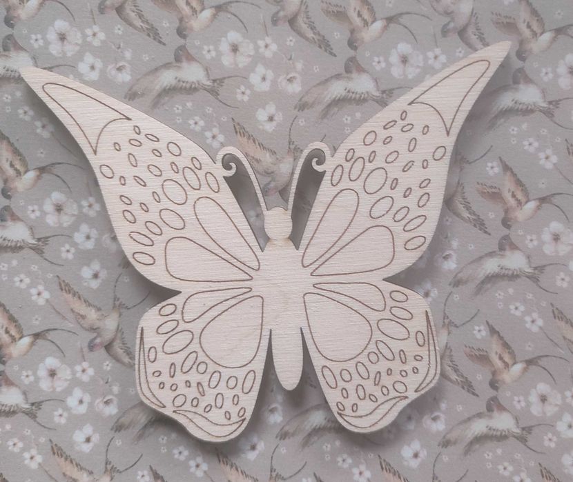 Drewniany Motyl Sklejka Scrapbooking Decoupage Kreatywna Zabawa mo7c