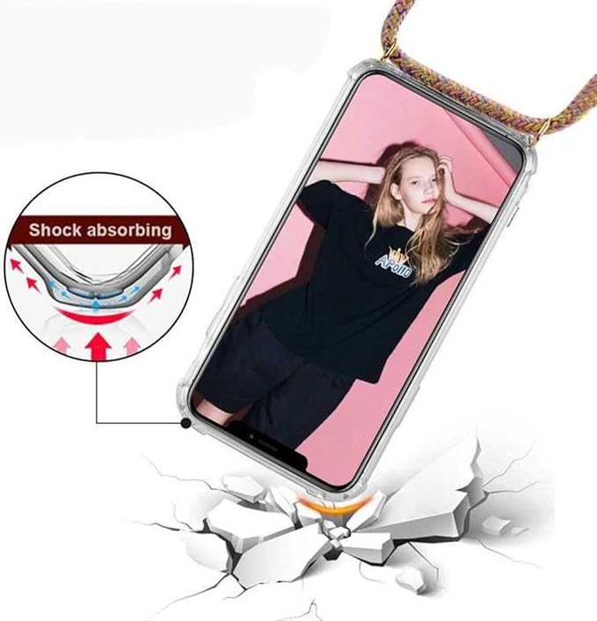 Silikonowe plecki etui na sznurku CASE Huawei Honor 8X / View 10 Lite