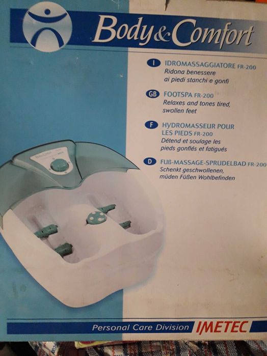 Hidromassagem para pés NOVO marca Imetec