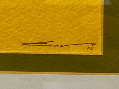 Aguarela original de António Eiras