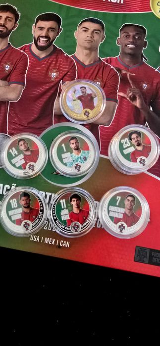 Icoins collection seleção portuguesa