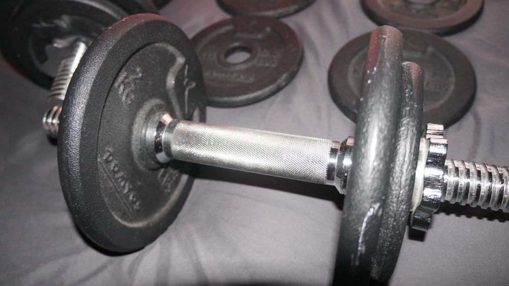 Hantle żeliwne 2x10kg