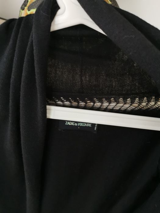Zadig and Voltaire cudowny sweter wełna merynosa