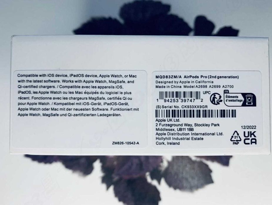 аірподс pro V2 ЛЮКС Версія 2025р абсолютно повний 1в1