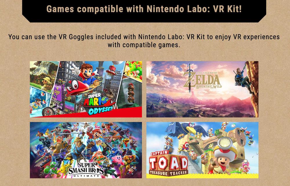 Гарнітура віртуальної реальності Nintendo Switch OLED VR Окуляри