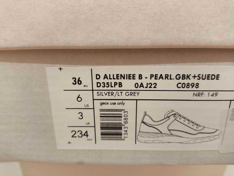 Sneakersy damskie Geox D Alleniee B rozm 36 (23,4 cm)