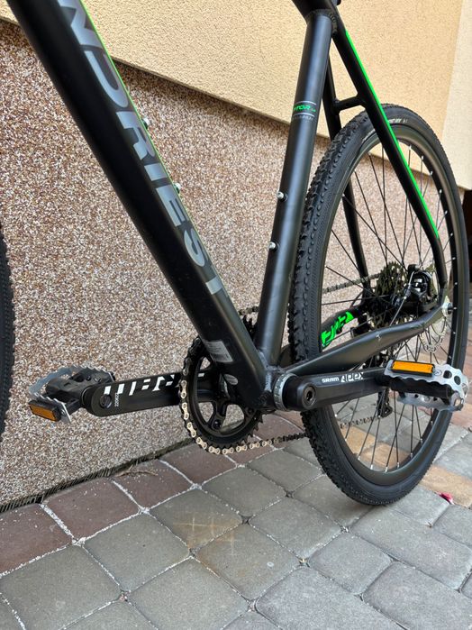 NOWY Rower gravel FONDRIEST Raptor 1.0 M22 męski Czarno-zielony