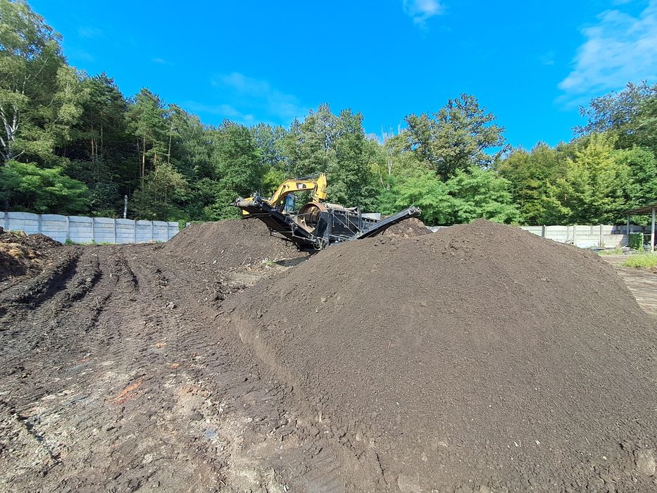 Ziemia przesiewana, siana, humus,