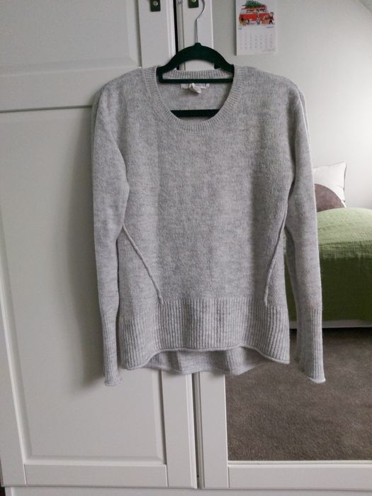 Damski szary sweter / H&M / roz. XS