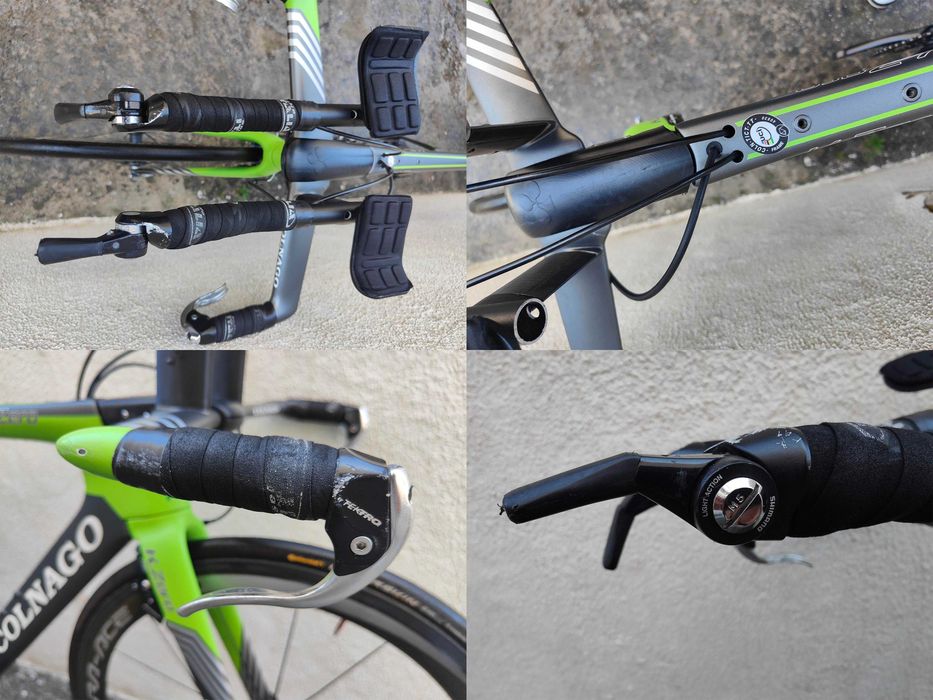 Bicicleta Colnago KZero TT Contra-Relógio Cabra 54 Dura Ace Ultegra