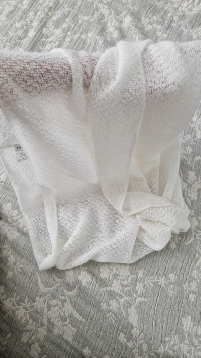 Anna Kara ślubna narzutka/komin/bolerko