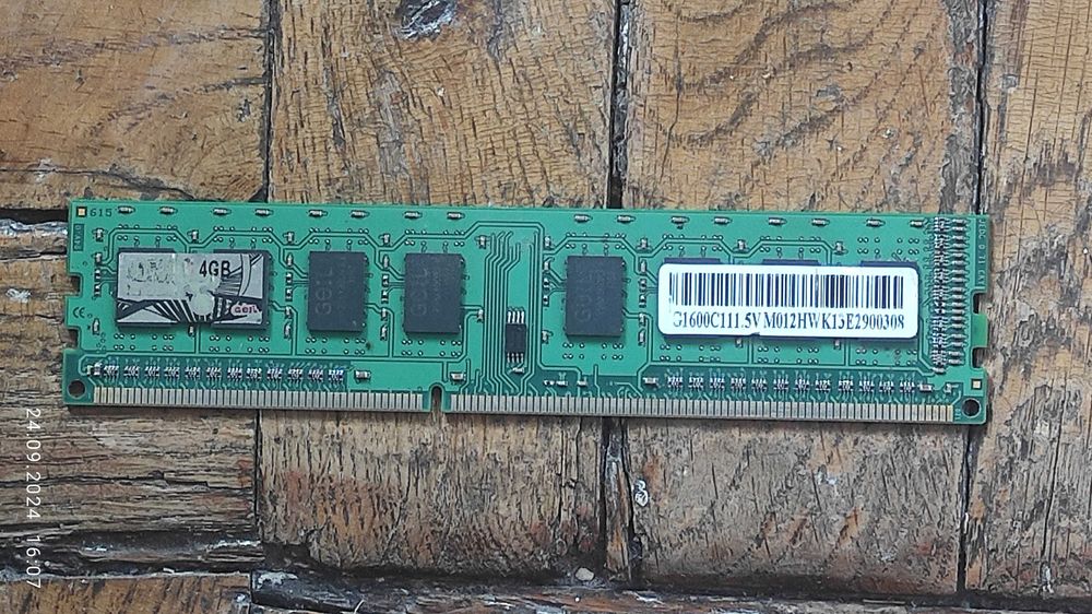 Оперативна пам'ять GEIL DDR3 800 MHz 4096 MB