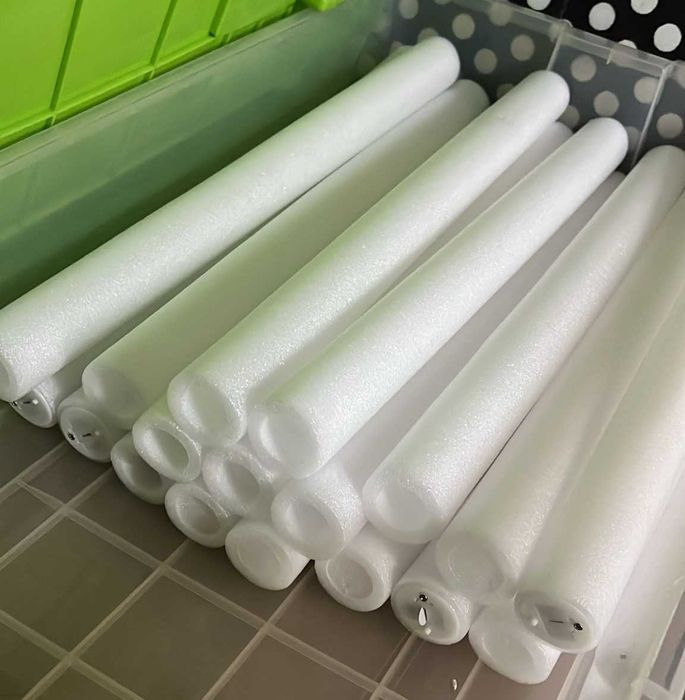 20 unidades bastões  de espuma luminosos com LED branco 48 cm